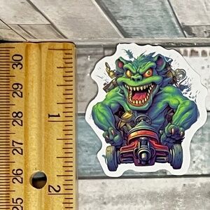 🌀10/$10🌀 Monster Reusable Waterproof Vinyl Sticker Decal